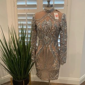 L'ATISTE by Amy Sequin Dress Medium NWT